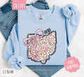 Ohio Floral Bow Gildan Cute State Coquette T-Shirts, Hoodie, Sweatshirt - T-Shirt, Sweatshirt, Hoodie