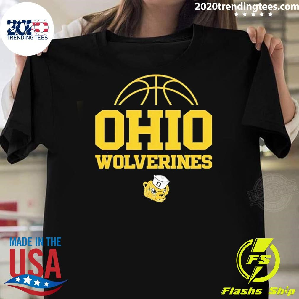 Ohio Wolverines Basketball Shirt Unisex T-shirt, Sweatshirt, Hoodie, Long Sleeve Tee - T-Shirt, Sweatshirt, Hoodie