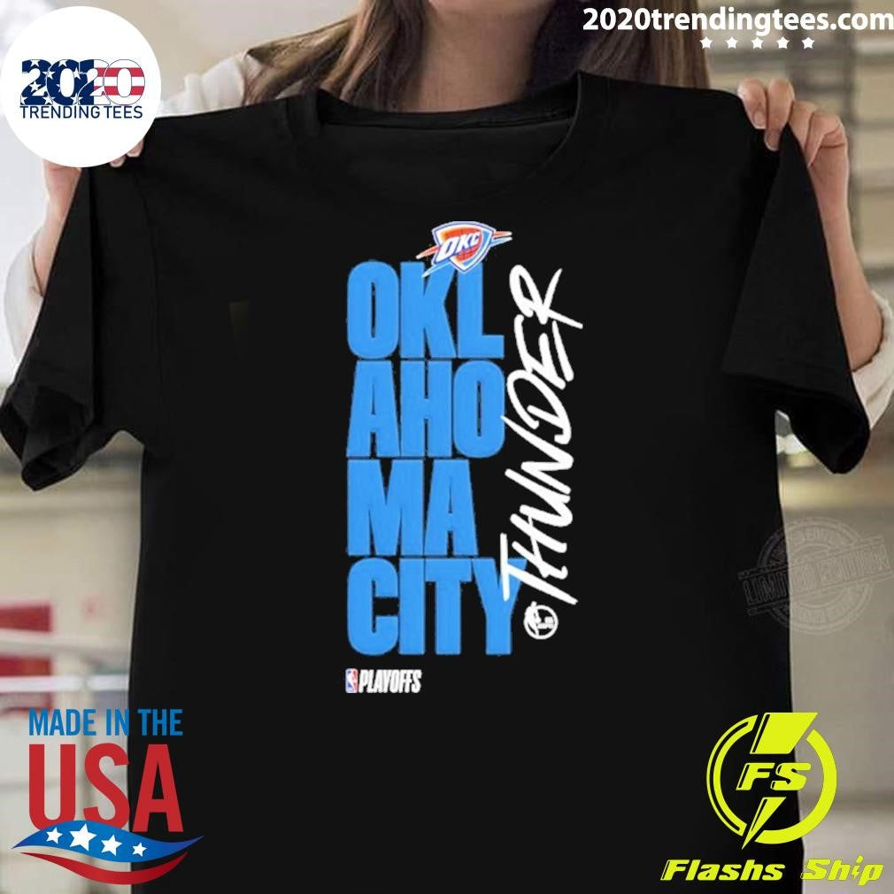 Oklahoma City Thunder 2026 Nba Playoff Black Shirt Unisex T-shirt, Sweatshirt, Hoodie, Long Sleeve Tee - T-Shirt, Sweatshirt, Hoodie