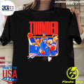 Oklahoma City Thunder 2026 Playoffs Trio Graphic Shirt Unisex T-shirt, Sweatshirt, Hoodie, Long Sleeve Tee - T-Shirt, Sweatshirt, Hoodie