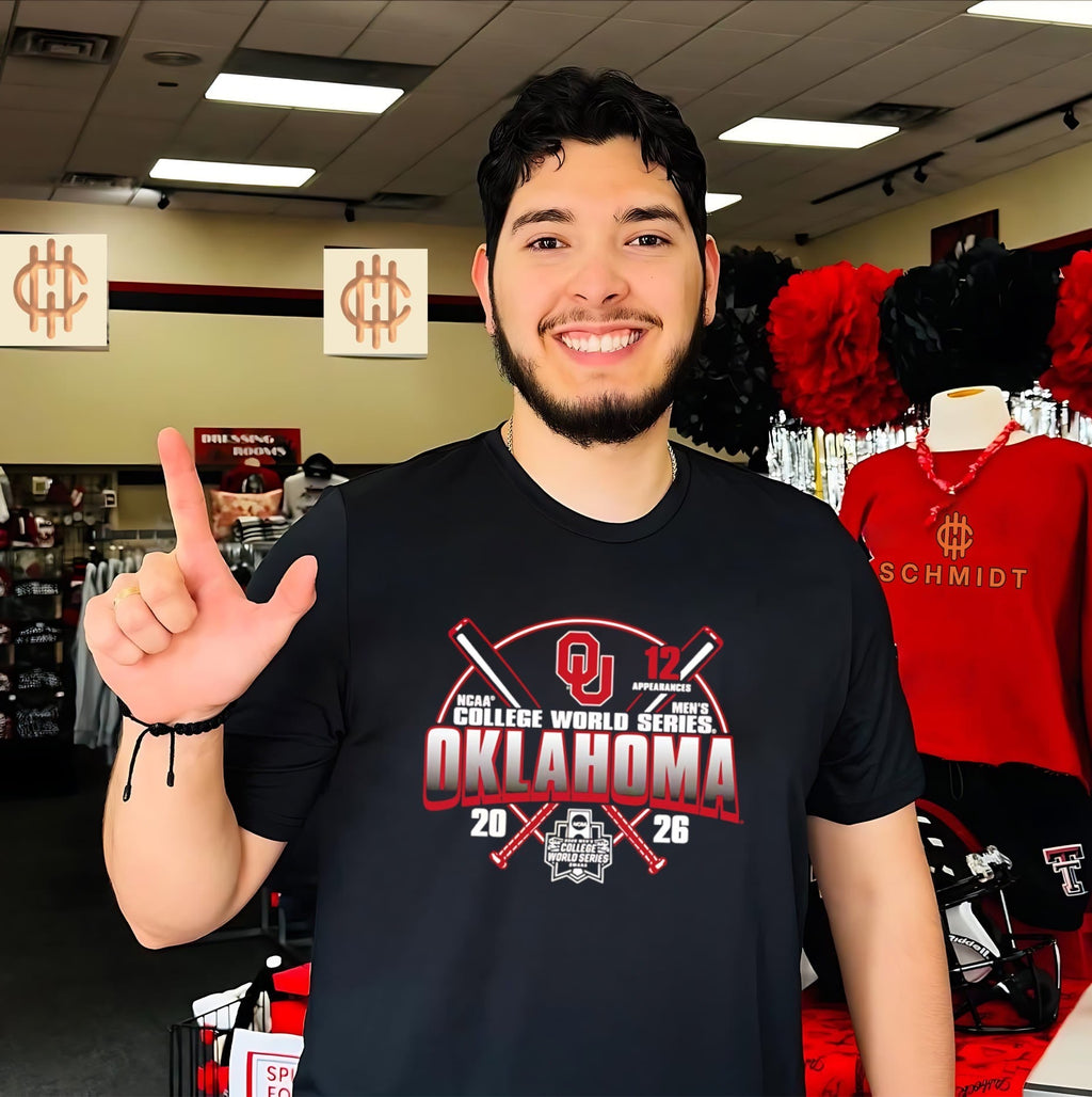 Oklahoma Sooners 2026 College World Series Bound shirt Unisex T-shirt, Sweatshirt, Hoodie, Long Sleeve Tee - T-Shirt, Sweatshirt, Hoodie