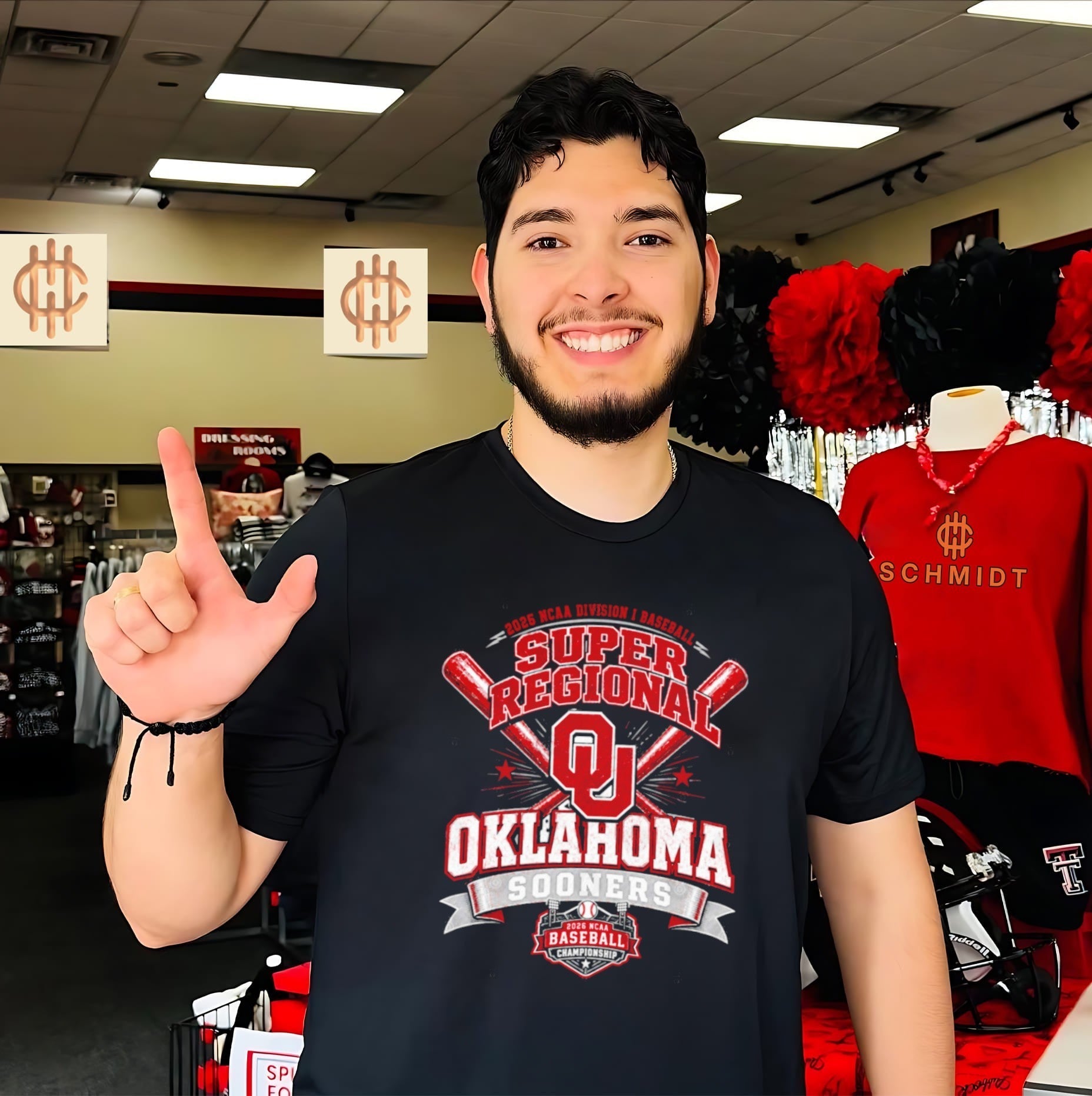 Oklahoma Sooners Champion 2026 NCAA Division I Baseball Super Regionals shirt Unisex T-shirt, Sweatshirt, Hoodie, Long Sleeve Tee - T-Shirt, Sweatshirt, Hoodie