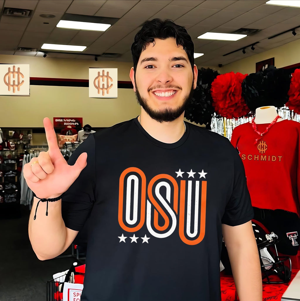 Oklahoma State University logo shirt Unisex T-shirt, Sweatshirt, Hoodie, Long Sleeve Tee - T-Shirt, Sweatshirt, Hoodie