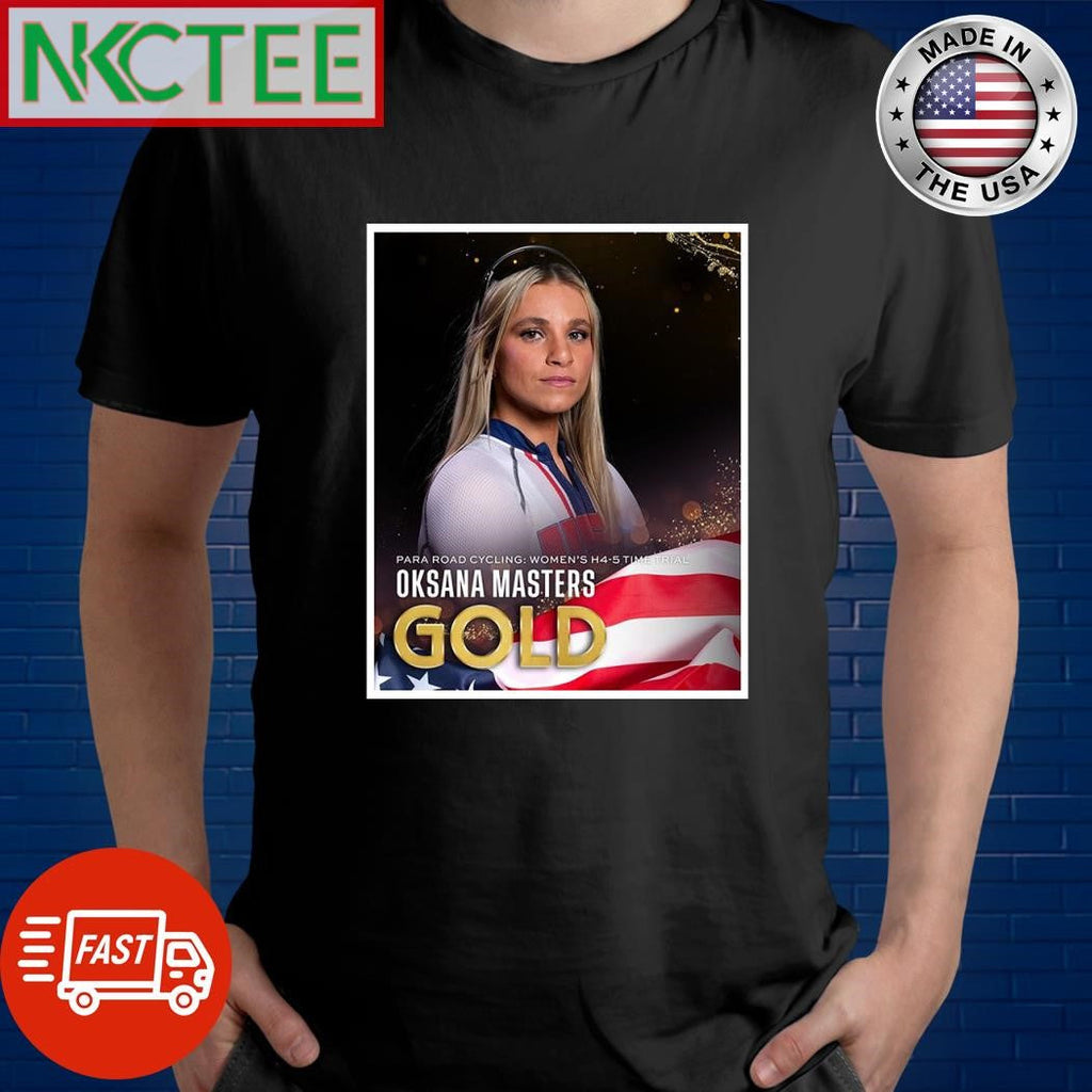 Oksana Masters defends her title at the Paris Paralympics 2024 gold shirt Unisex T-shirt, Sweatshirt, Hoodie, Long Sleeve Tee - T-Shirt, Sweatshirt, Hoodie