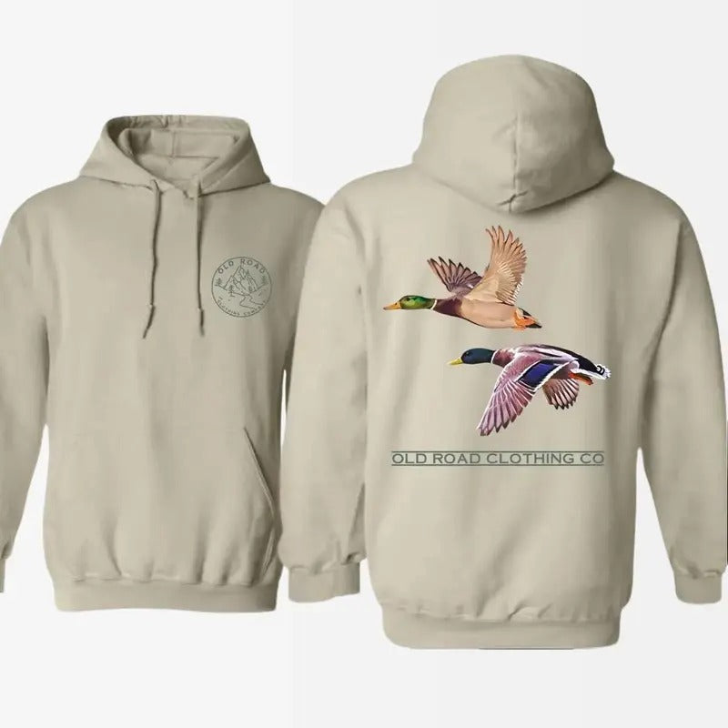 Old Road Co Majestic Mallard Vibrant Duck Graphics Camo Country Outdoor Enthusiasts Waterfowl Lovers Everyday Comfort Nature Inspired Menswear Tops T-Shirts, Hoodie, Sweatshirt - T-Shirt, Sweatshirt, Hoodie