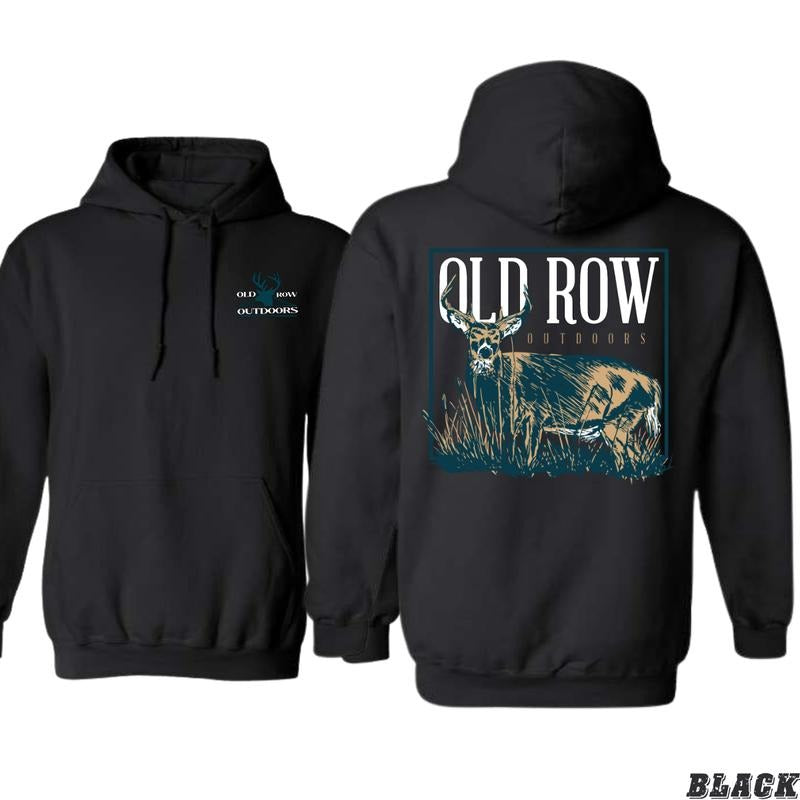 Old Row Outdoors Deer Outdoor Rustic Adventurous Menswear Tops Underwear T-Shirts, Hoodie, Sweatshirt - T-Shirt, Sweatshirt, Hoodie