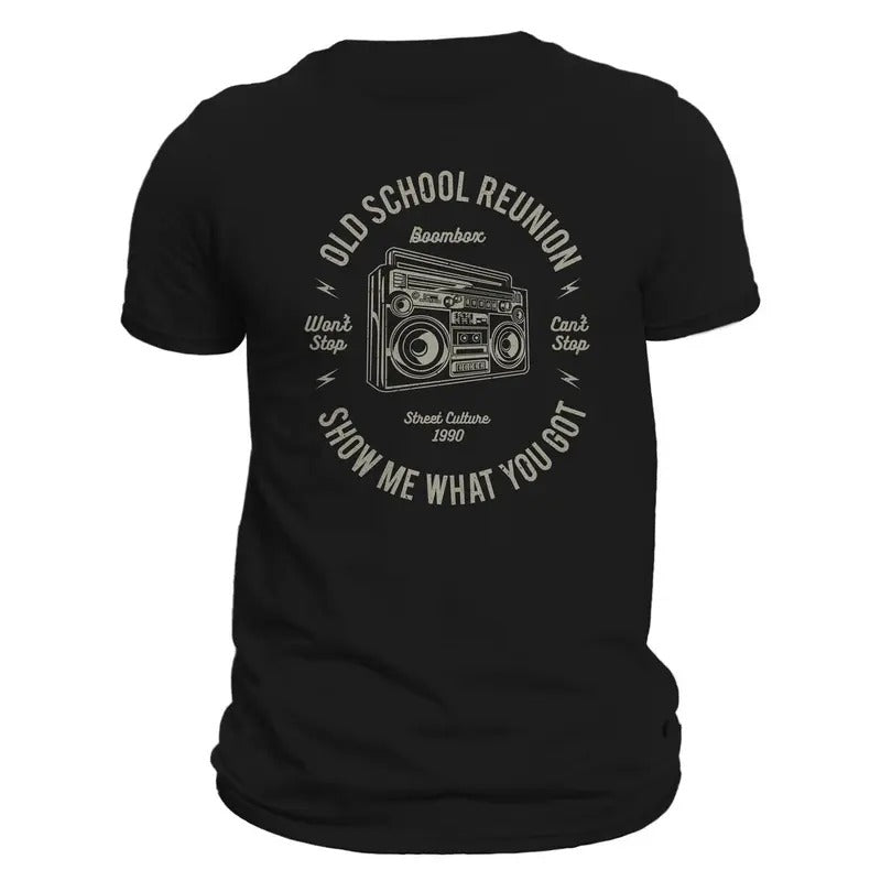 Old School Reunion Boombox Retro Casual T-Shirts, Hoodie, Sweatshirt - T-Shirt, Sweatshirt, Hoodie