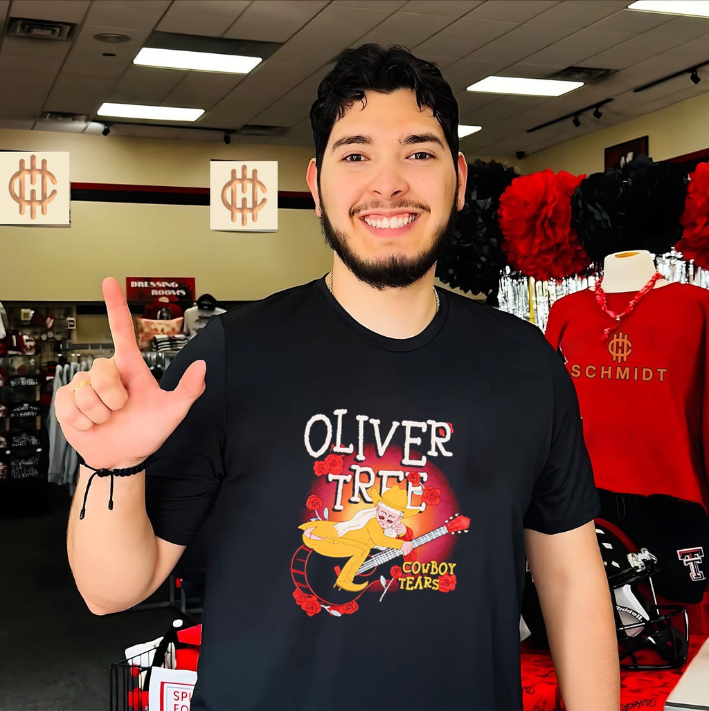 Oliver Tree Cowboy Tears graphic shirt Unisex T-shirt, Sweatshirt, Hoodie, Long Sleeve Tee - T-Shirt, Sweatshirt, Hoodie
