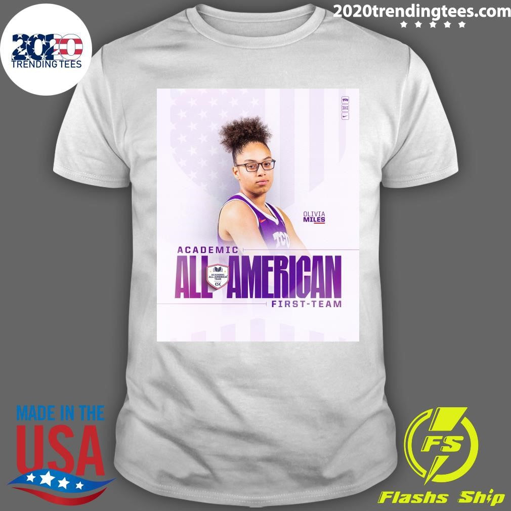 Olivia Miles Academic All American First-Team Shirt Unisex T-shirt, Sweatshirt, Hoodie, Long Sleeve Tee - T-Shirt, Sweatshirt, Hoodie