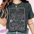 Ombre Reader Tarot Card Shirt Reader Comfort Colors Bookish Book Lover Bookworm Shirt Book Tarot Card T-Shirts, Hoodie, Sweatshirt - T-Shirt, Sweatshirt, Hoodie
