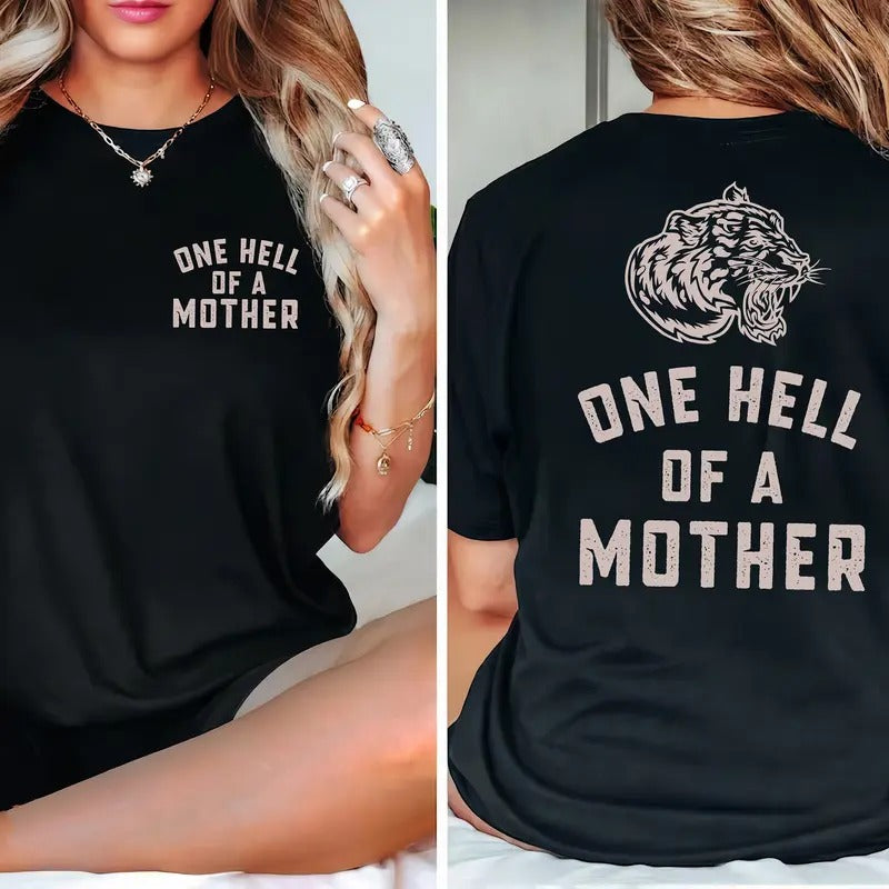 One Hell Mother Cool Mom Happy Mama Shirt Mom Back Mom Long Sleeve T-Shirts, Hoodie, Sweatshirt - T-Shirt, Sweatshirt, Hoodie