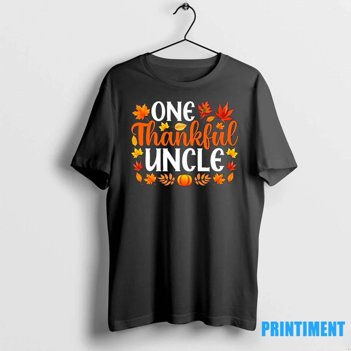 One Thankful Uncle Funny Fall Autumn Thanksgiving Tshirts Sweater Unisex T-shirt, Sweatshirt, Hoodie, Long Sleeve Tee - T-Shirt, Sweatshirt, Hoodie