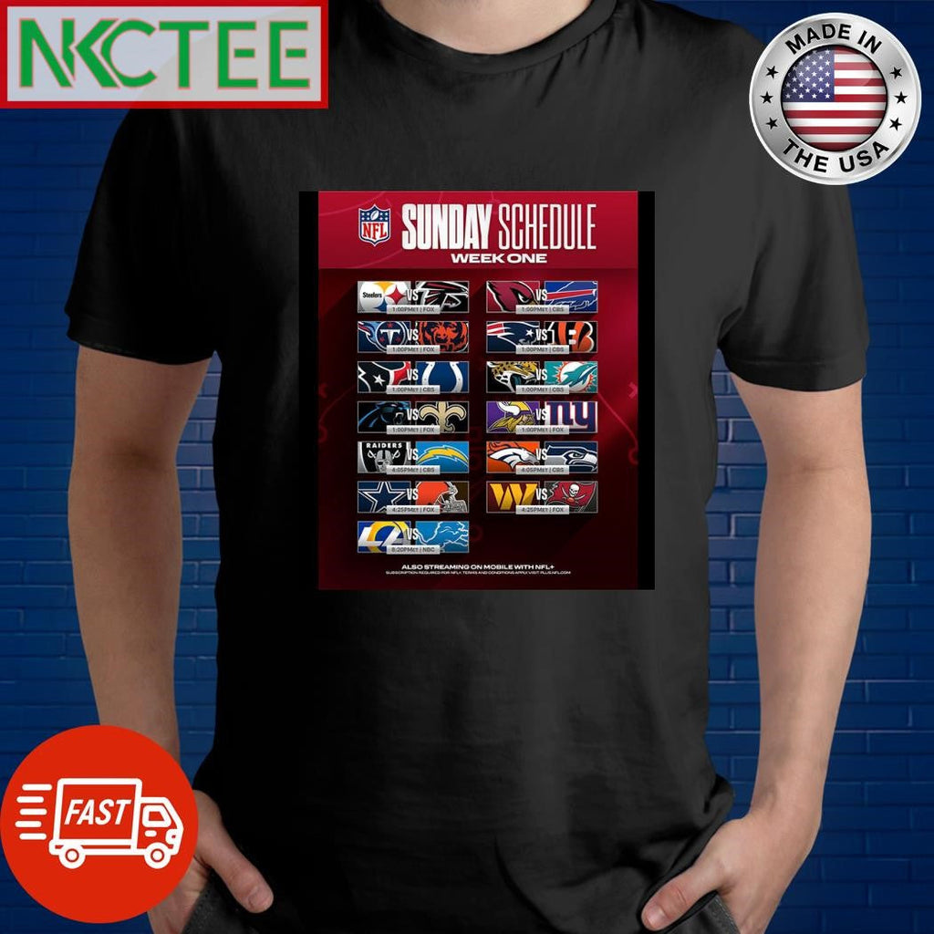 One more week ’til our Sundays are filled with football USA again shirt Unisex T-shirt, Sweatshirt, Hoodie, Long Sleeve Tee - T-Shirt, Sweatshirt, Hoodie