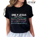 Only Jesus Can Turn Mess Message Casual Crew Neck Short Sleeve Tops T-Shirts, Hoodie, Sweatshirt - T-Shirt, Sweatshirt, Hoodie