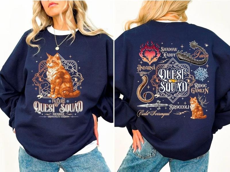 Onyx Storm Quest Squad Broccoli Broccoli Cat Ridoc Romantasy Fan Shirt Dragon Rider Bookworm Shirt Her Bookish T-Shirts, Hoodie, Sweatshirt - T-Shirt, Sweatshirt, Hoodie