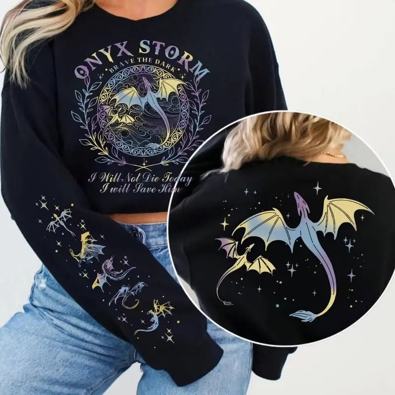 Onyx Storm Shirt Dragon Rider Fourth Wingg Basgiath War Collegee I Will Save Him Xaden Riorson T-Shirts, Hoodie, Sweatshirt - T-Shirt, Sweatshirt, Hoodie