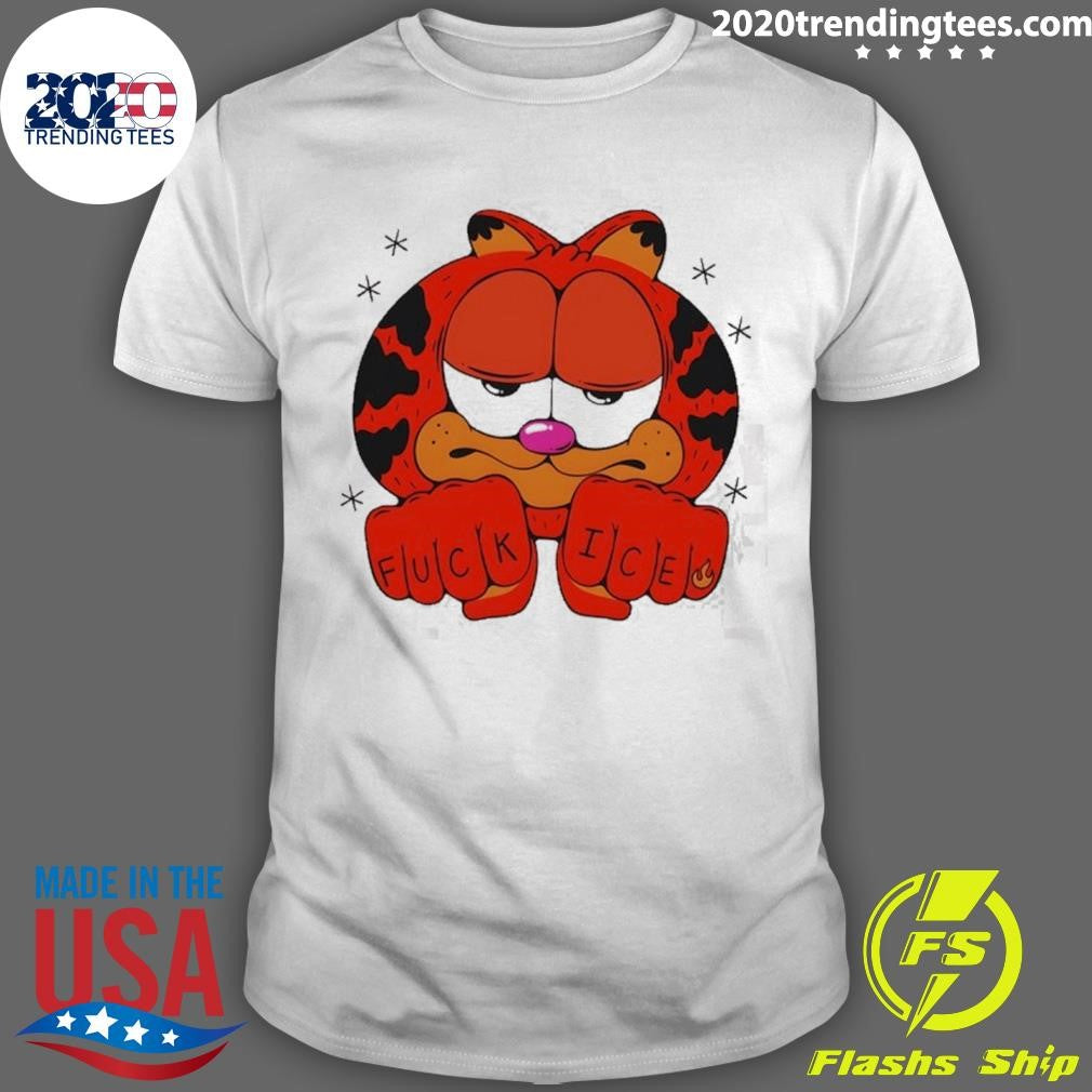 Orange Cat Fuck Ice Funny Meme Shirt Unisex T-shirt, Sweatshirt, Hoodie, Long Sleeve Tee - T-Shirt, Sweatshirt, Hoodie