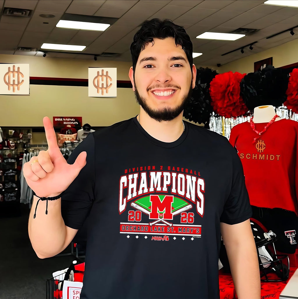 Orchard Lake St. Marys 2026 MHSAA Baseball D2 Champions shirt Unisex T-shirt, Sweatshirt, Hoodie, Long Sleeve Tee - T-Shirt, Sweatshirt, Hoodie