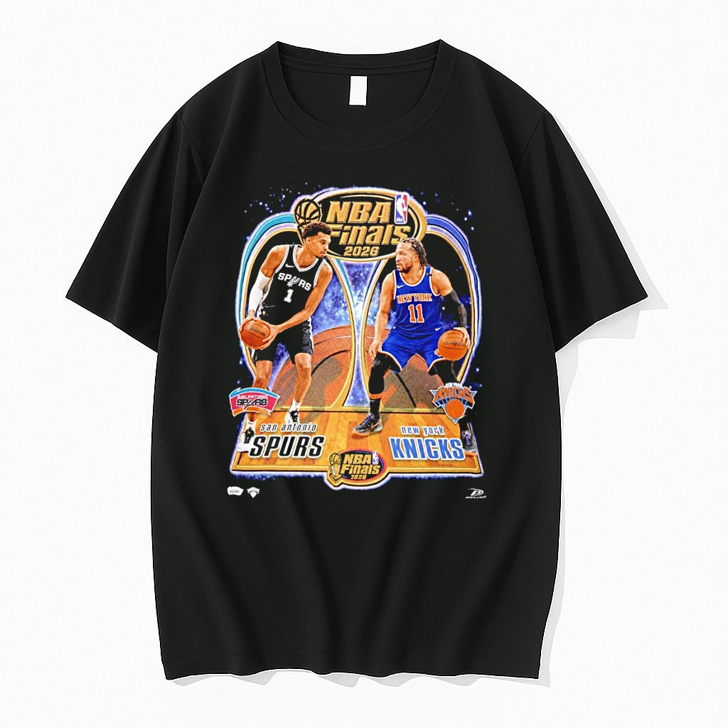 Original 1999 Nba Finals Rematch Nba Finals 2026 Game Spurs Vs Ny Knicks Tshirts Unisex T-shirt, Sweatshirt, Hoodie, Long Sleeve Tee - T-Shirt, Sweatshirt, Hoodie