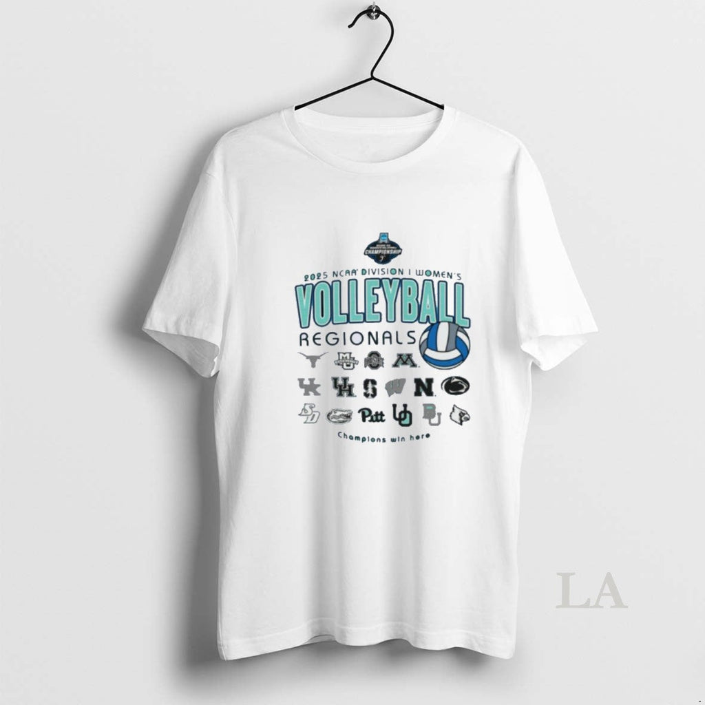 Original 2025 Ncaa Di Volleyball Regional Teams T-Shirts, Hoodie, Sweatshirt - T-Shirt, Sweatshirt, Hoodie
