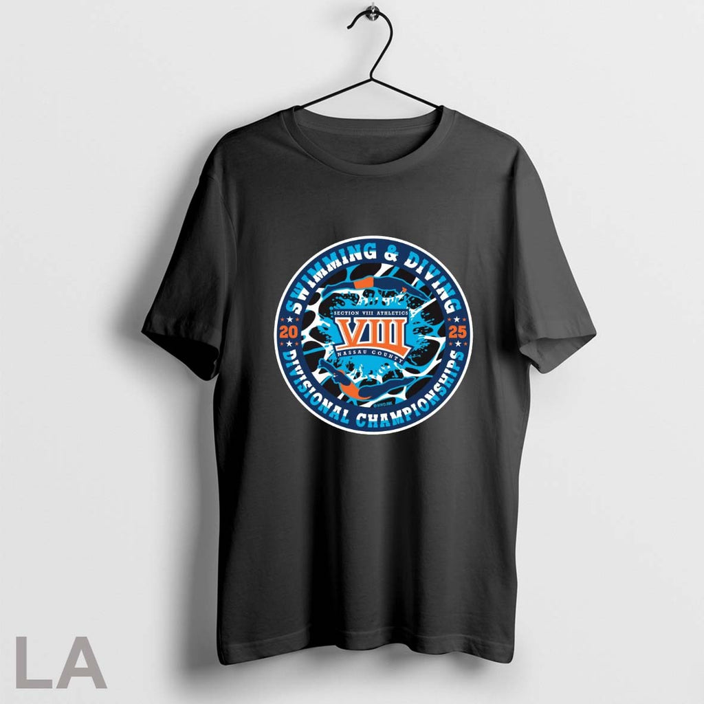 Original 2025 Nysphsaa Section Viii Swimming Diving Divisional Championships Logo Unisex T-shirt, Sweatshirt, Hoodie, Long Sleeve Tee - T-Shirt, Sweatshirt, Hoodie