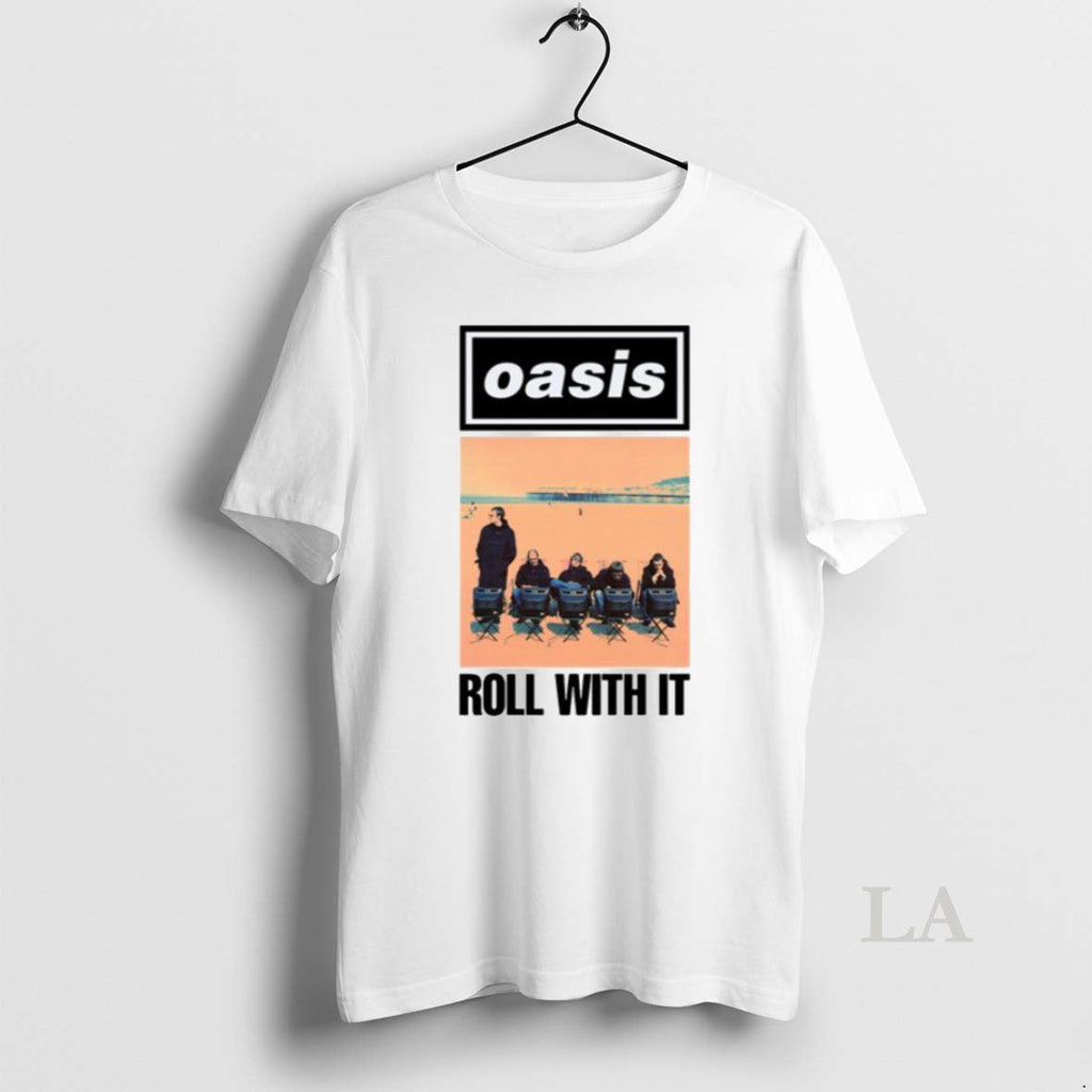 Original 2025 Oasis Roll With It Single Men Unisex T-shirt, Sweatshirt, Hoodie, Long Sleeve Tee - T-Shirt, Sweatshirt, Hoodie