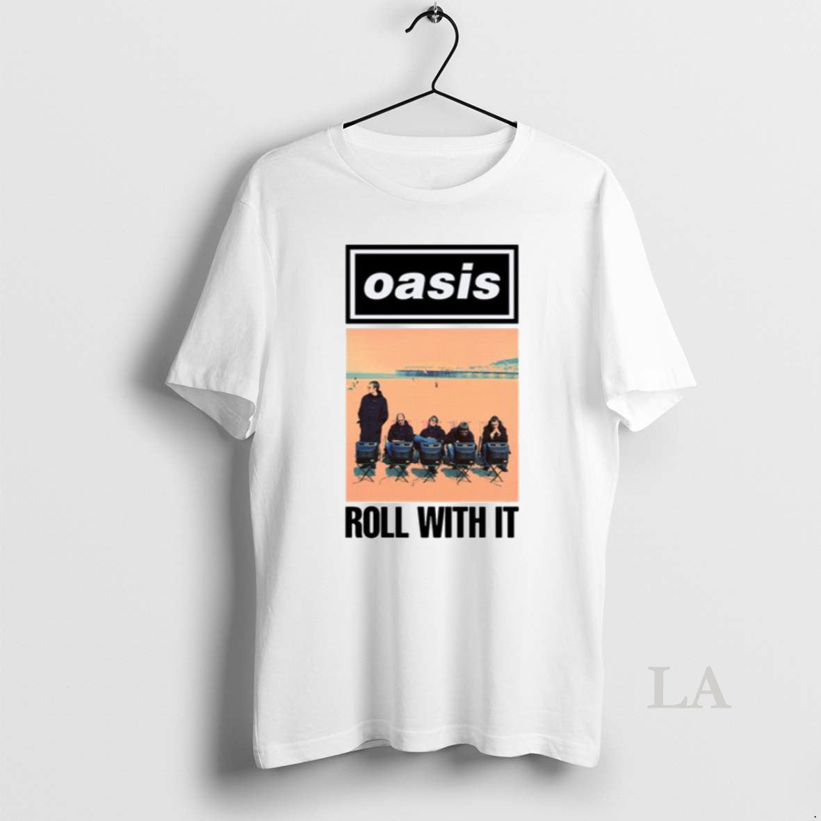 Original 2025 Oasis Roll With It Single Men Unisex T-shirt, Sweatshirt, Hoodie, Long Sleeve Tee - T-Shirt, Sweatshirt, Hoodie