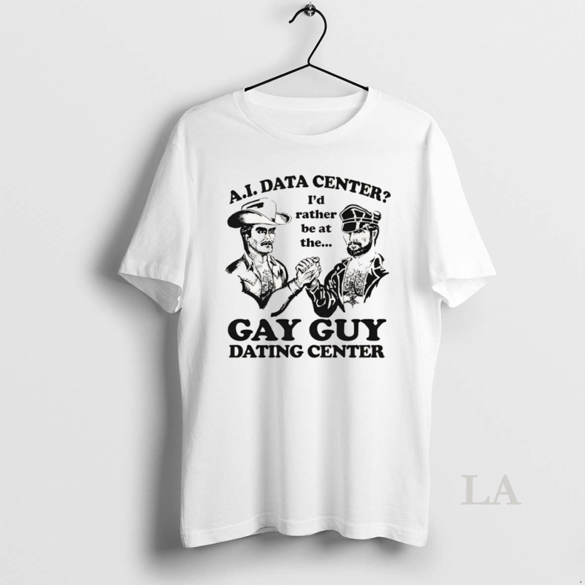 Original 2tomezpg Ai Data Center Id Rather Be At The Gay Guy Dating Center Unisex T-shirt, Sweatshirt, Hoodie, Long Sleeve Tee - T-Shirt, Sweatshirt, Hoodie