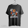 Original 4th And Unstoppable Detroit Football Unisex T-shirt, Sweatshirt, Hoodie, Long Sleeve Tee - T-Shirt, Sweatshirt, Hoodie