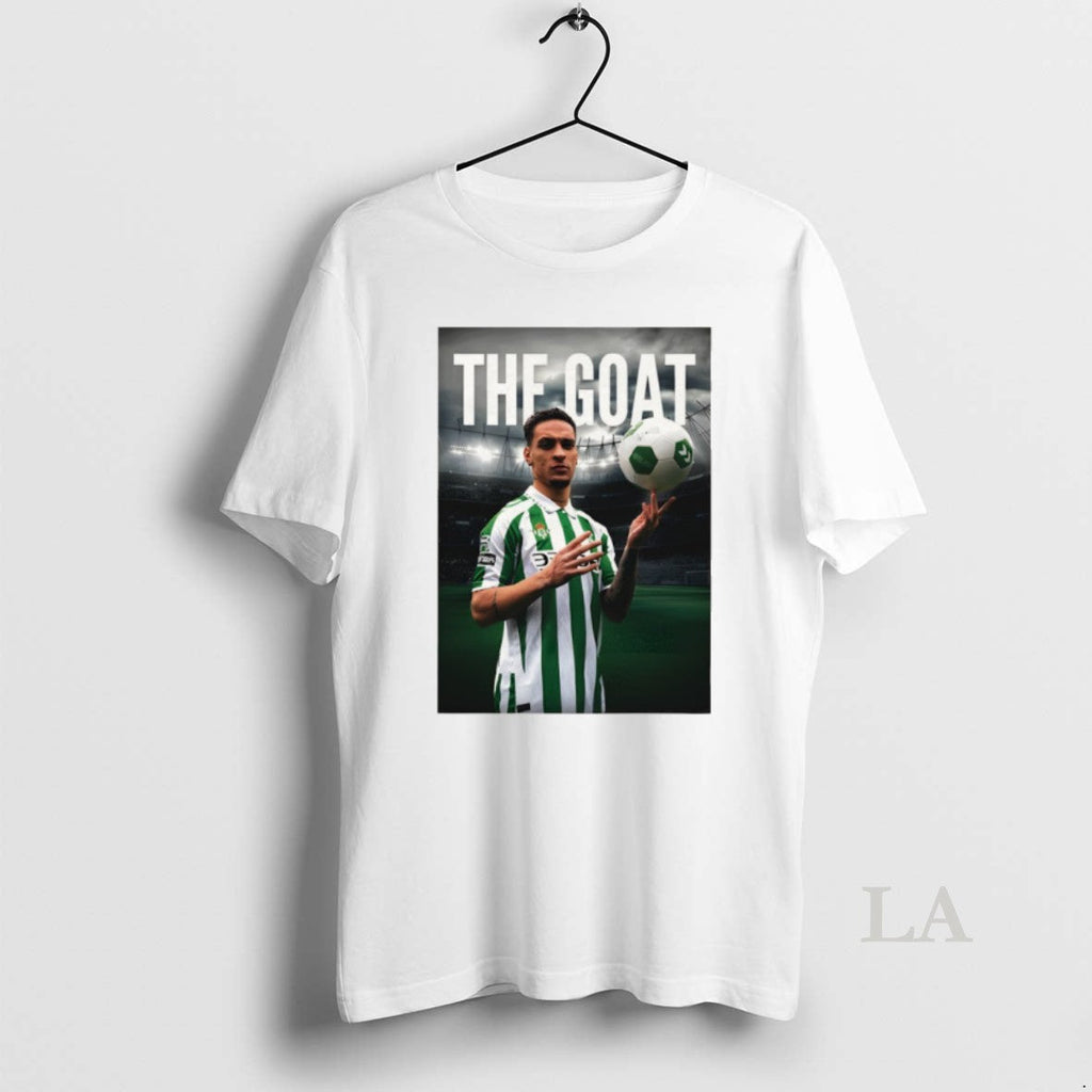 Original 7exwzoge Antony Real Betis Fc The Goat 2026 Unisex T-shirt, Sweatshirt, Hoodie, Long Sleeve Tee - T-Shirt, Sweatshirt, Hoodie