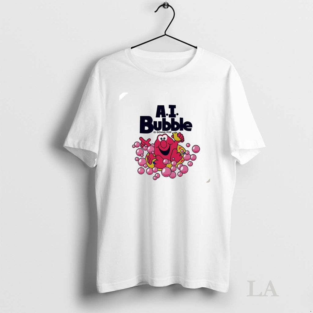 Original Ai Bubble Is Gonna Pop Unisex T-shirt, Sweatshirt, Hoodie, Long Sleeve Tee - T-Shirt, Sweatshirt, Hoodie