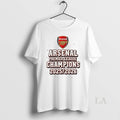Original Awzr6am1 Arsenal Fc Premier League Champions 2025 2026 Logo Unisex T-shirt, Sweatshirt, Hoodie, Long Sleeve Tee - T-Shirt, Sweatshirt, Hoodie