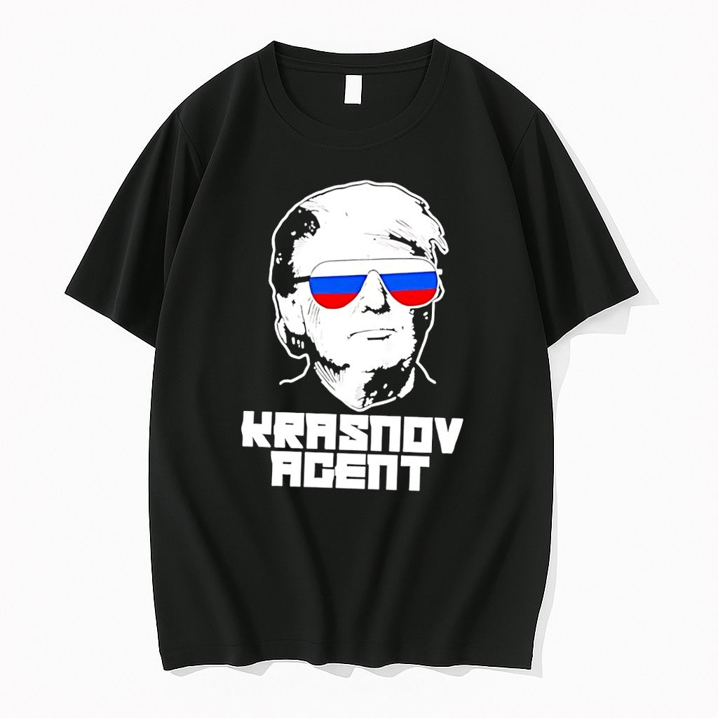 Original Agent Krasnov Donald Trump Black Tshirts Jpg Unisex T-shirt, Sweatshirt, Hoodie, Long Sleeve Tee - T-Shirt, Sweatshirt, Hoodie