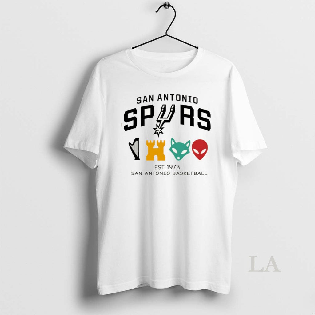Original Alien Castle Engine Harp San Antonio Spurs Basketball Nba Est 1973 Unisex T-shirt, Sweatshirt, Hoodie, Long Sleeve Tee - T-Shirt, Sweatshirt, Hoodie