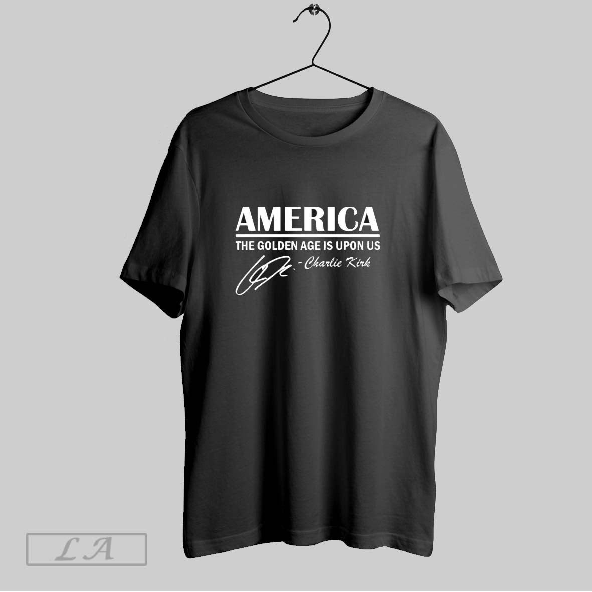 Original America The Golden Age Is Upon Us Charlie Kirk Unisex T-shirt, Sweatshirt, Hoodie, Long Sleeve Tee - T-Shirt, Sweatshirt, Hoodie