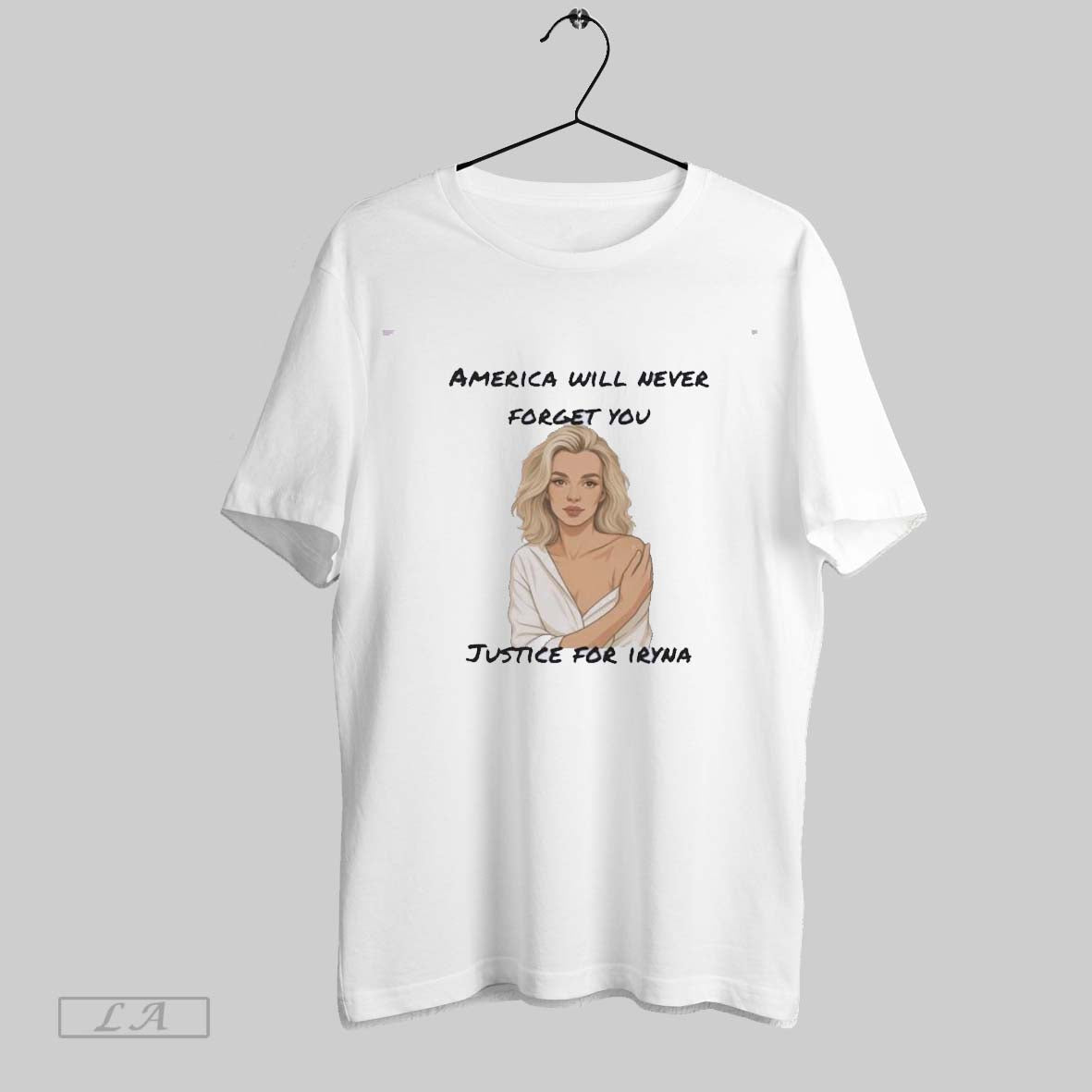 Original America Will Never Forget You Justice For Iryna Zarutska Unisex T-shirt, Sweatshirt, Hoodie, Long Sleeve Tee - T-Shirt, Sweatshirt, Hoodie