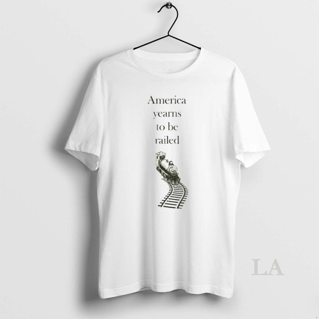 Original America Yearns To Be Railed Train Vintage Unisex T-shirt, Sweatshirt, Hoodie, Long Sleeve Tee - T-Shirt, Sweatshirt, Hoodie