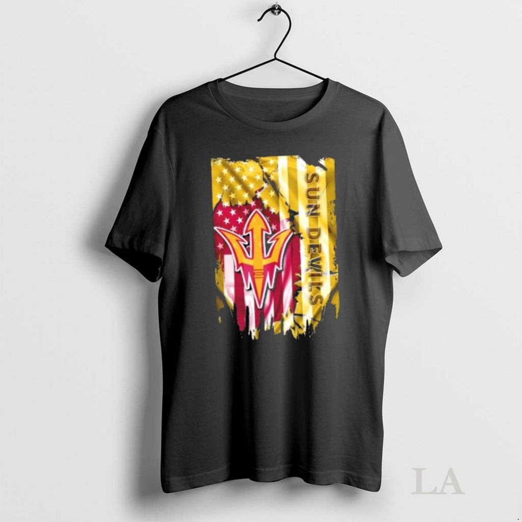 Original Arizona State Sun Devils Football X American Flag T-Shirts, Hoodie, Sweatshirt - T-Shirt, Sweatshirt, Hoodie