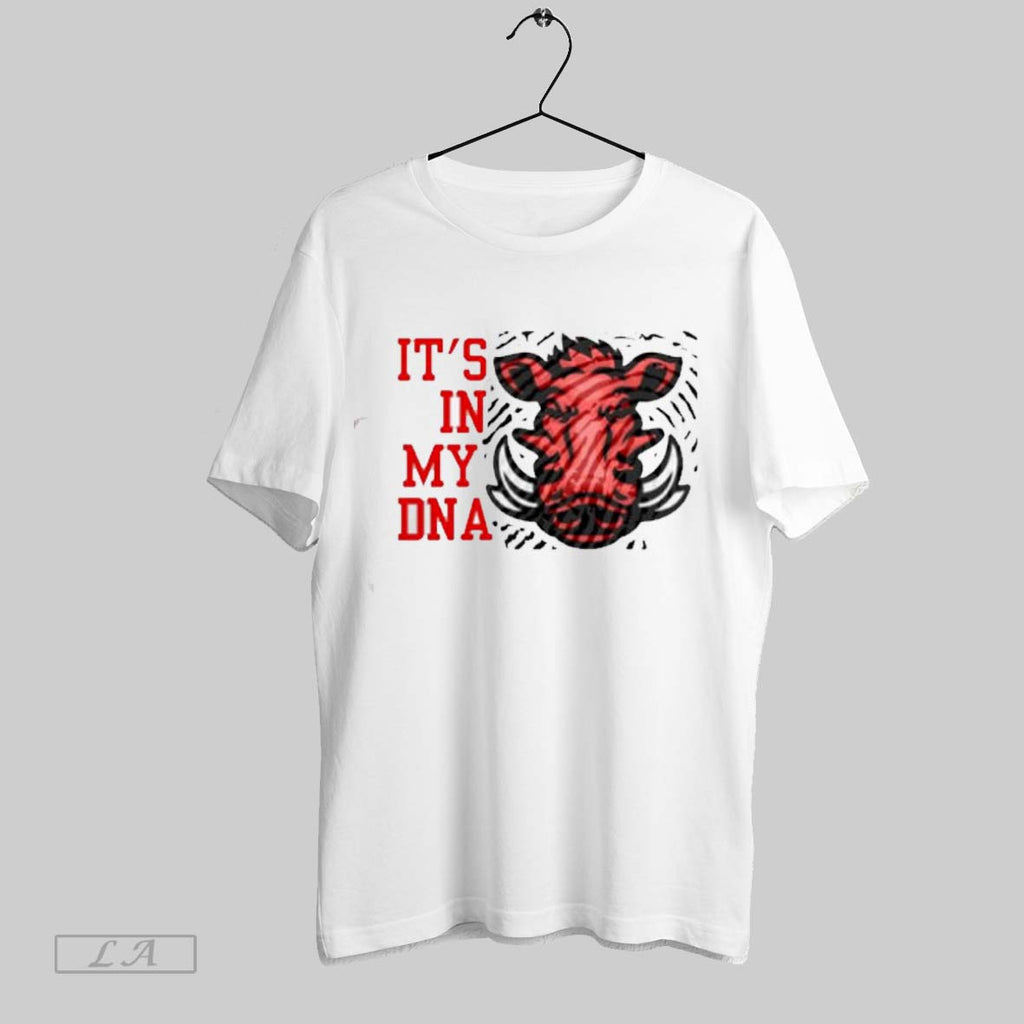 Original Arkansas Razorback Football Its In My Dna Unisex T-shirt, Sweatshirt, Hoodie, Long Sleeve Tee - T-Shirt, Sweatshirt, Hoodie