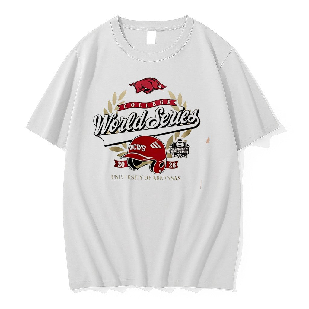 Original Arkansas Razorbacks Softball 2026 Womens College World Series Helmet Tee Tshirts Unisex T-shirt, Sweatshirt, Hoodie, Long Sleeve Tee - T-Shirt, Sweatshirt, Hoodie