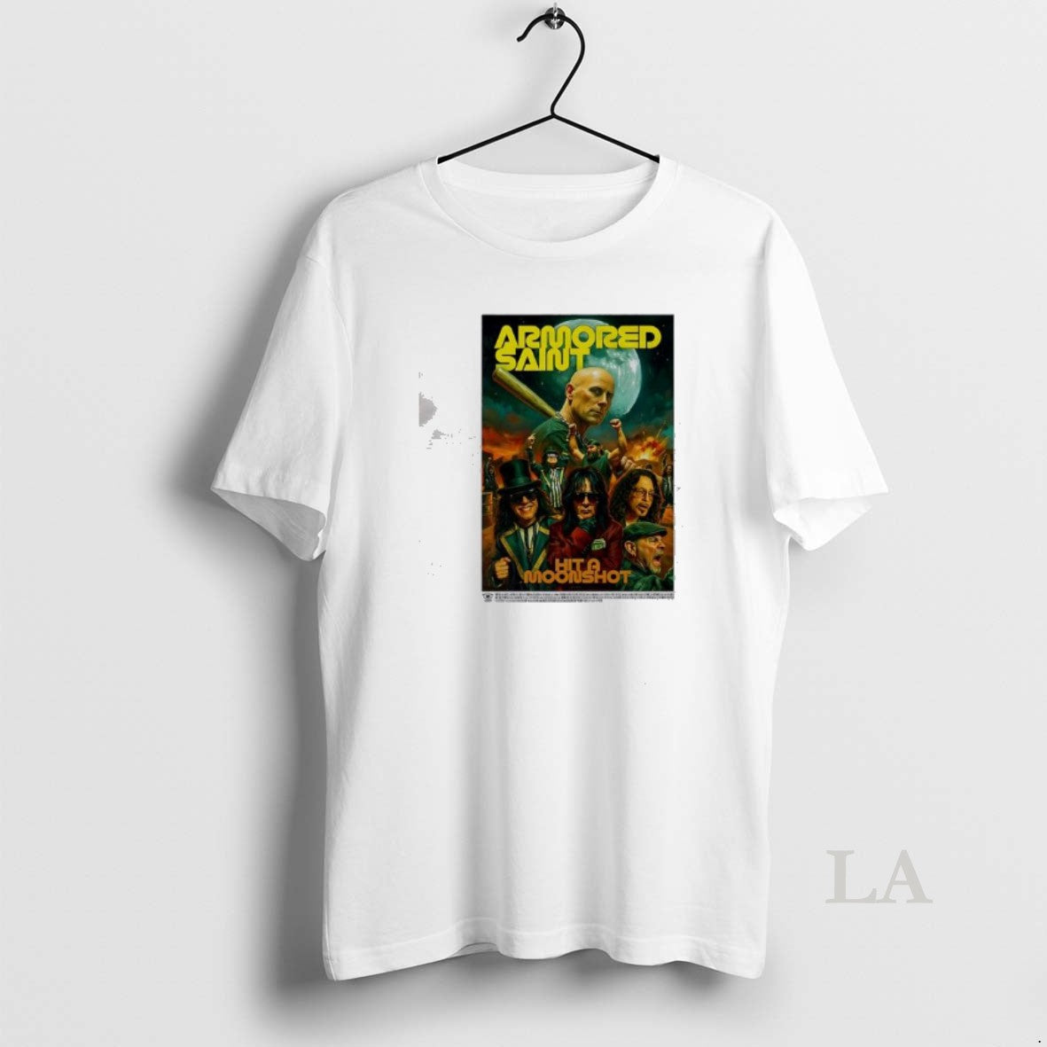 Original Armored Saint Hit A Moonshot Heavy Metal Band Unisex T-shirt, Sweatshirt, Hoodie, Long Sleeve Tee - T-Shirt, Sweatshirt, Hoodie