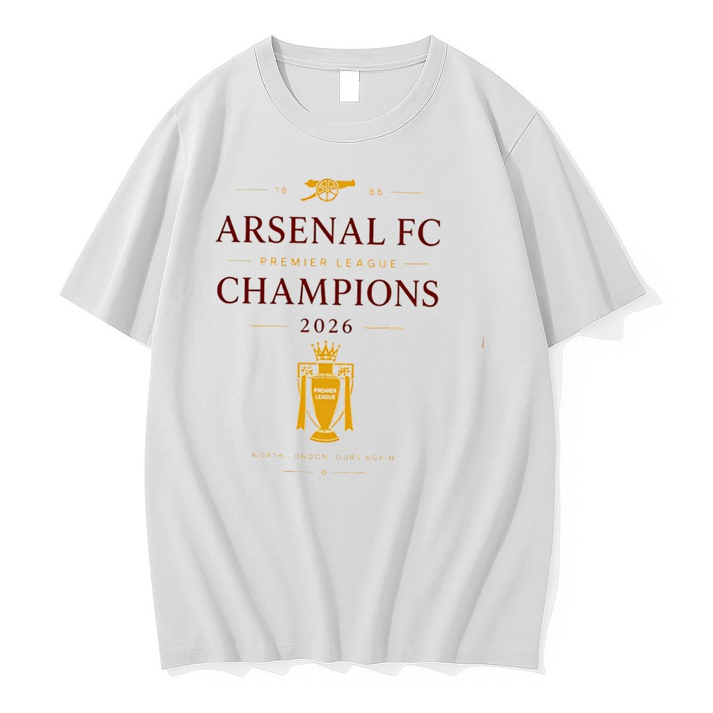 Original Arsenal Fc Champions 2026 Premier League Winners Tee Tshirts Jpg Unisex T-shirt, Sweatshirt, Hoodie, Long Sleeve Tee - T-Shirt, Sweatshirt, Hoodie