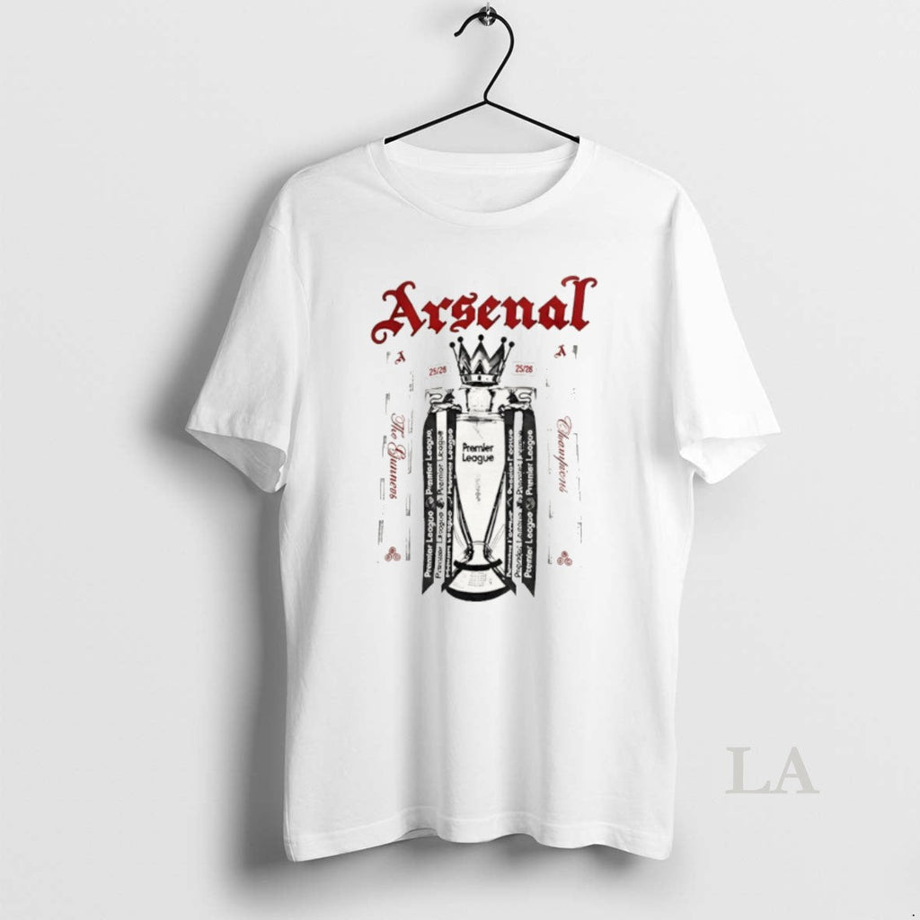 Original Arsenal Fc Champions Trophy 2026 Premier League Logo Unisex T-shirt, Sweatshirt, Hoodie, Long Sleeve Tee - T-Shirt, Sweatshirt, Hoodie