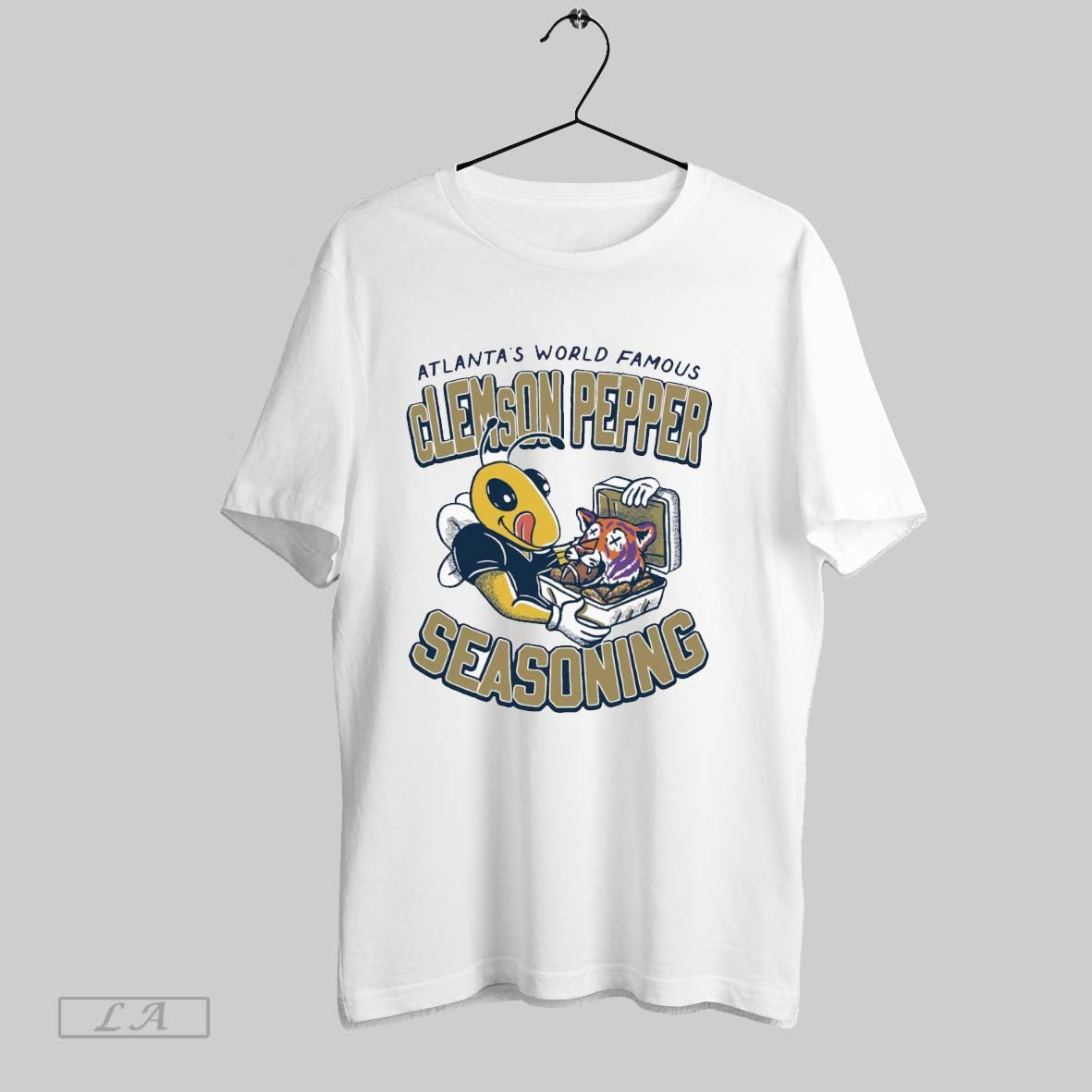 Original Atlantas World Famous Clemson Pepper Seasoning Georgia Tech Yellow Jackets Defeats Clemson Tigers - T-Shirt, Sweatshirt, Hoodie