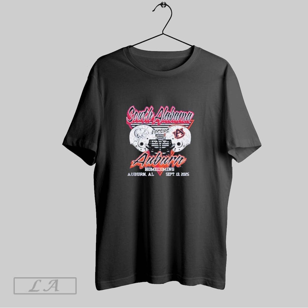 Original Auburn Vs South Alabama Homecoming Sept 13 2025 Unisex T-shirt, Sweatshirt, Hoodie, Long Sleeve Tee - T-Shirt, Sweatshirt, Hoodie