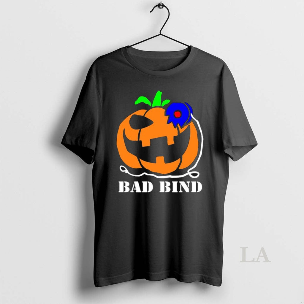 Original Bad Bind Halloween Pumpkin Unisex T-shirt, Sweatshirt, Hoodie, Long Sleeve Tee - T-Shirt, Sweatshirt, Hoodie