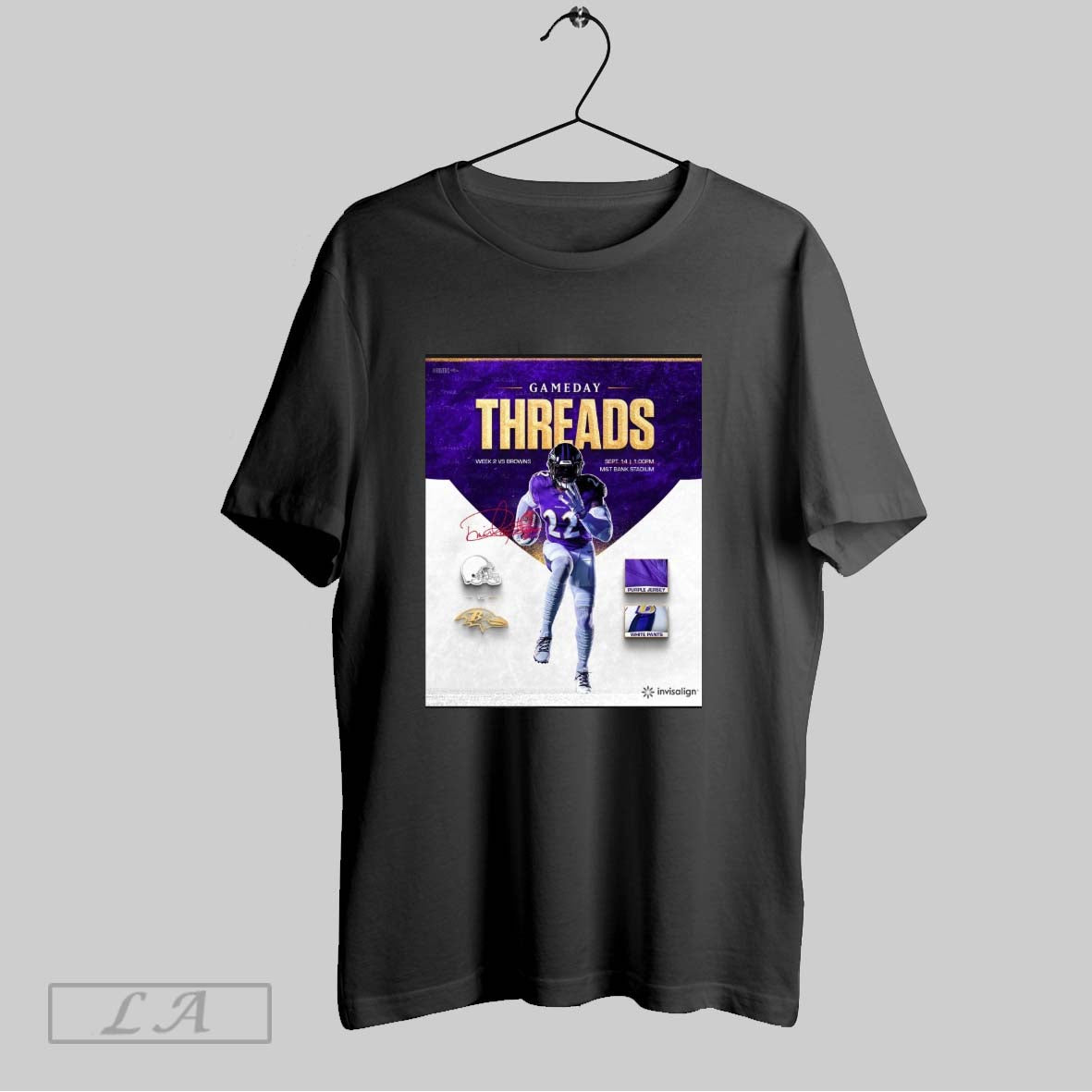 Original Baltimore Ravens Vs Browns Gameday Threads September 14 2025 Mt Bank Stadium Signature Poster - T-Shirt, Sweatshirt, Hoodie