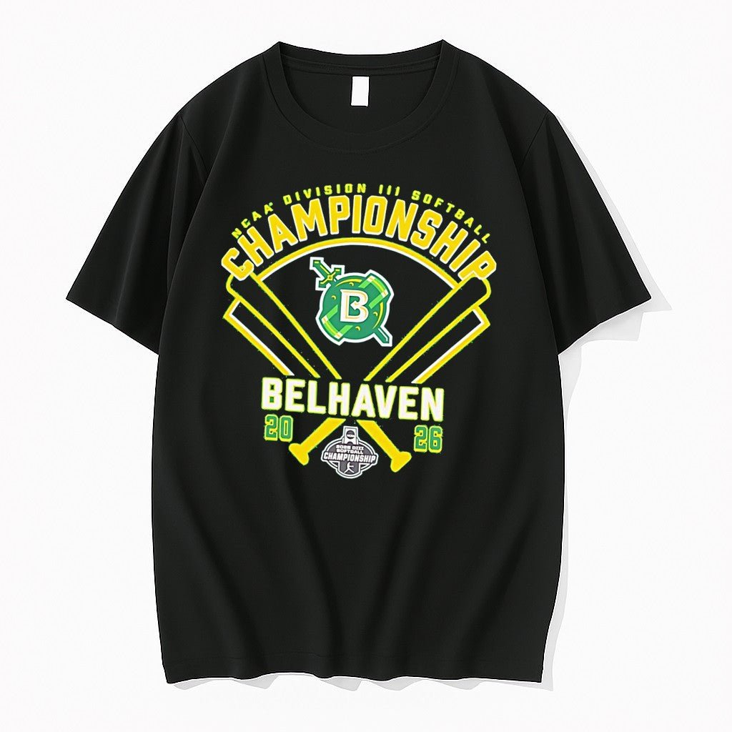 Original Belhaven Softball Ncaa Division Ii Softball Championship 2026 Tee Tshirts Unisex T-shirt, Sweatshirt, Hoodie, Long Sleeve Tee - T-Shirt, Sweatshirt, Hoodie