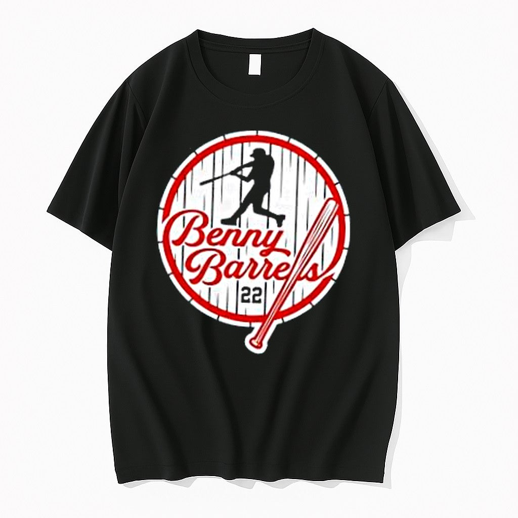 Original Ben Rice Benny Barrels 22 Logo Tshirts Jpg Unisex T-shirt, Sweatshirt, Hoodie, Long Sleeve Tee - T-Shirt, Sweatshirt, Hoodie