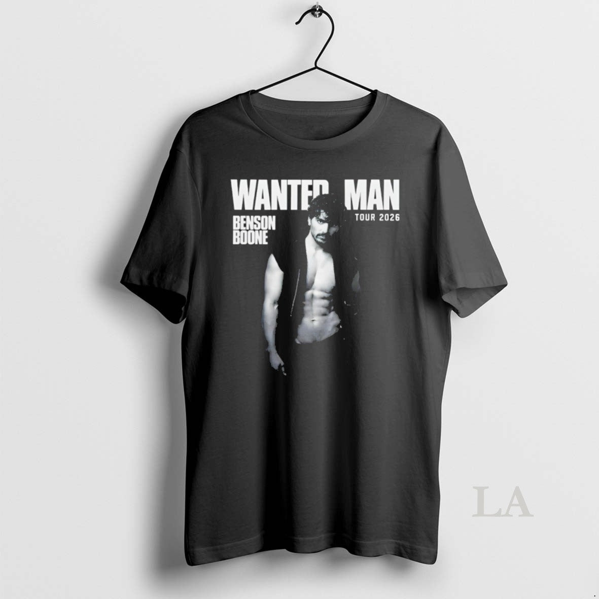 Original Benson Boone Wanted Man Tour 2026 Vintage Unisex T-shirt, Sweatshirt, Hoodie, Long Sleeve Tee - T-Shirt, Sweatshirt, Hoodie